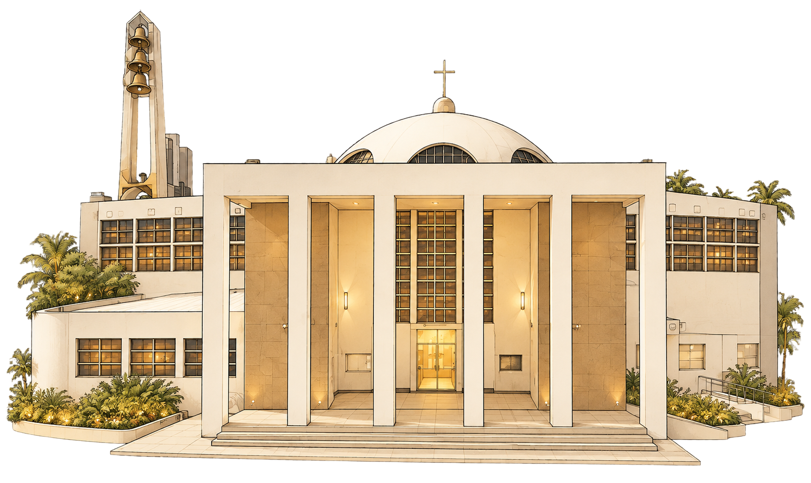 Ilustração da Catedral de Tubarão